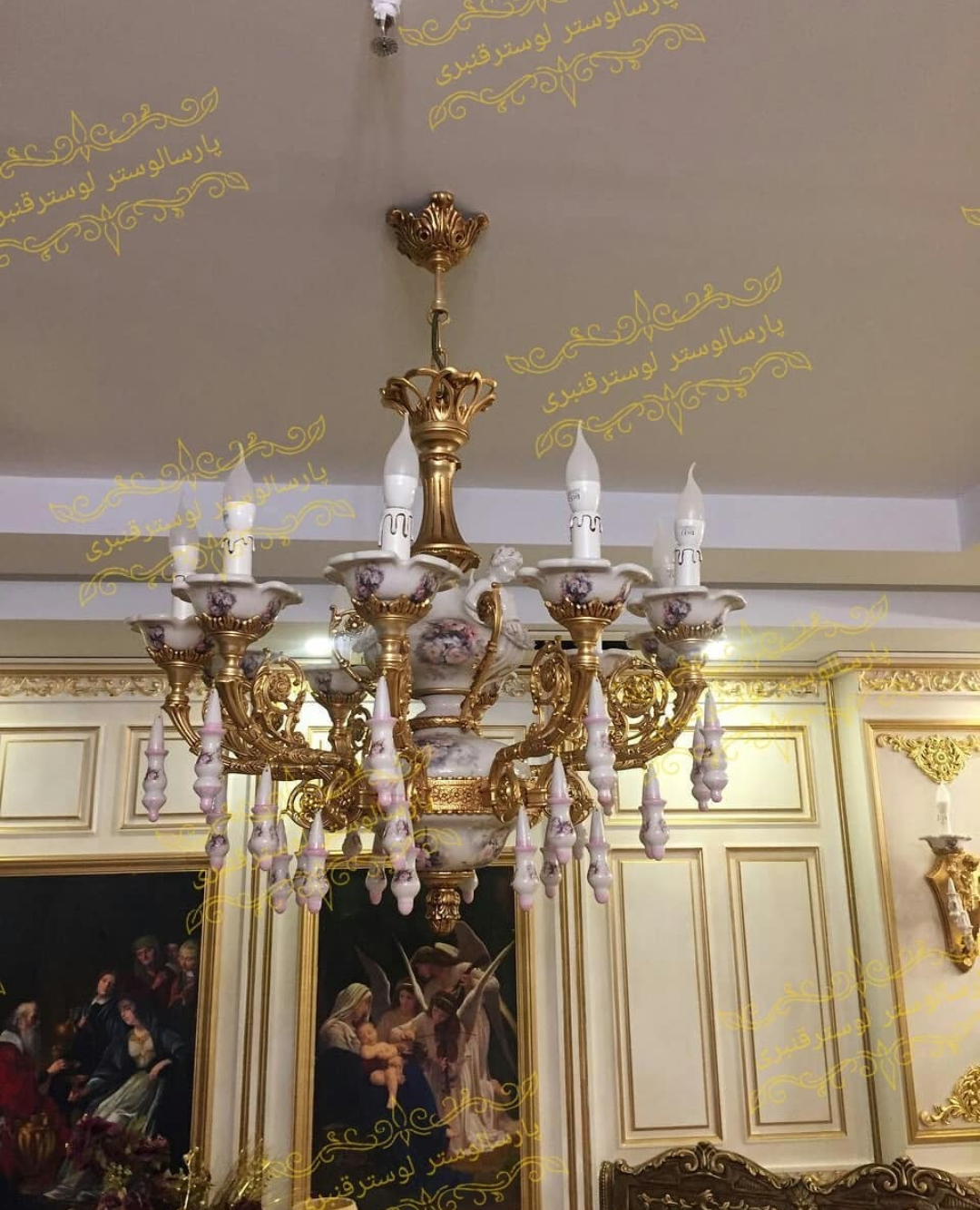 لوستر چینی برنز_عروس