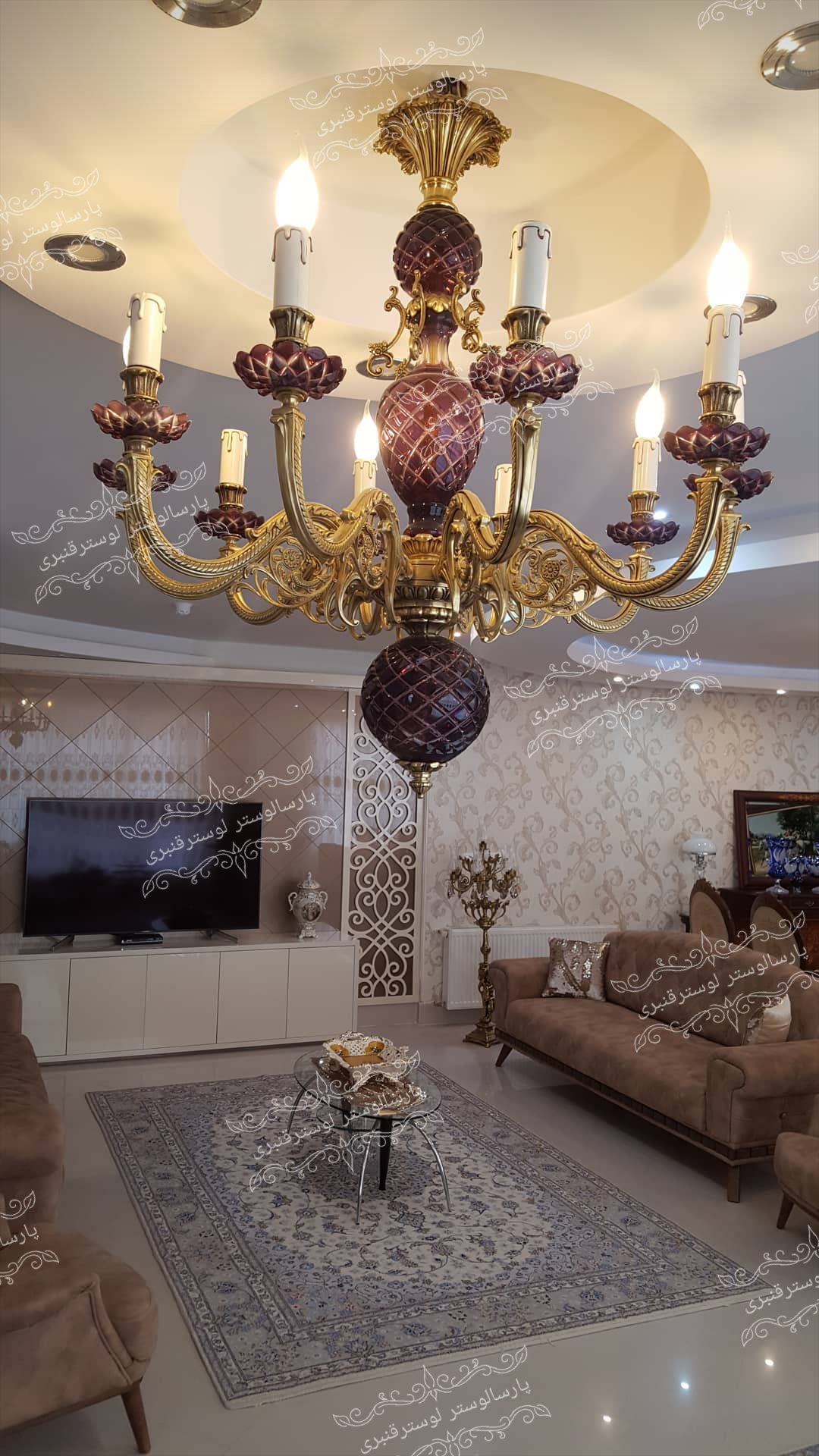 کریستال برنزدنا#پارسالوستر#نمایندگی پارسالوستر#لوسترقنبری