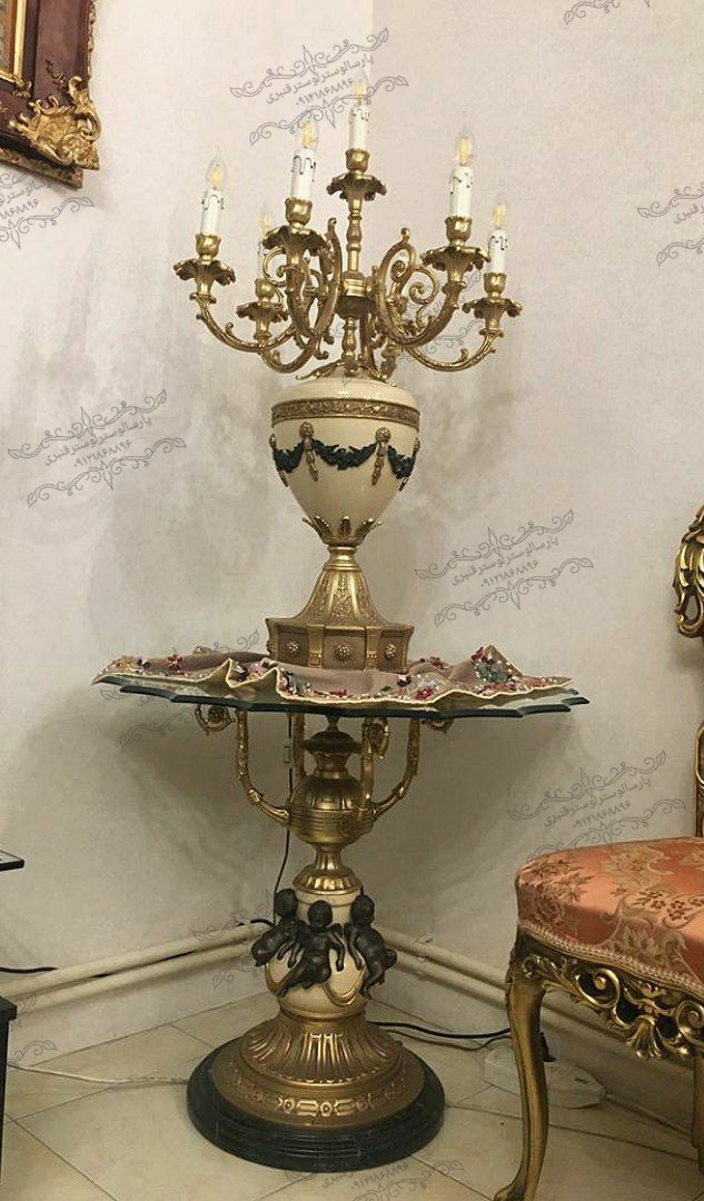 شمعدان کاپی/ میزآشیل/02155611236/09121868896