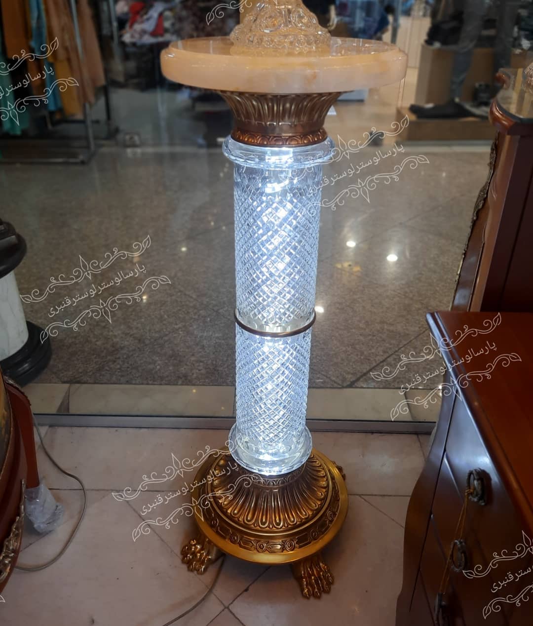 ستون کریستال برنز#نمایندگی پارسالوستر#طلاکهنه
