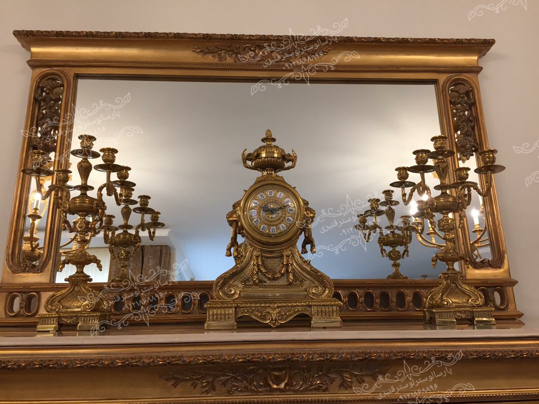 ساعت شمعدان شیر/ طلاکهنه/نمایندگی پارسالوستر