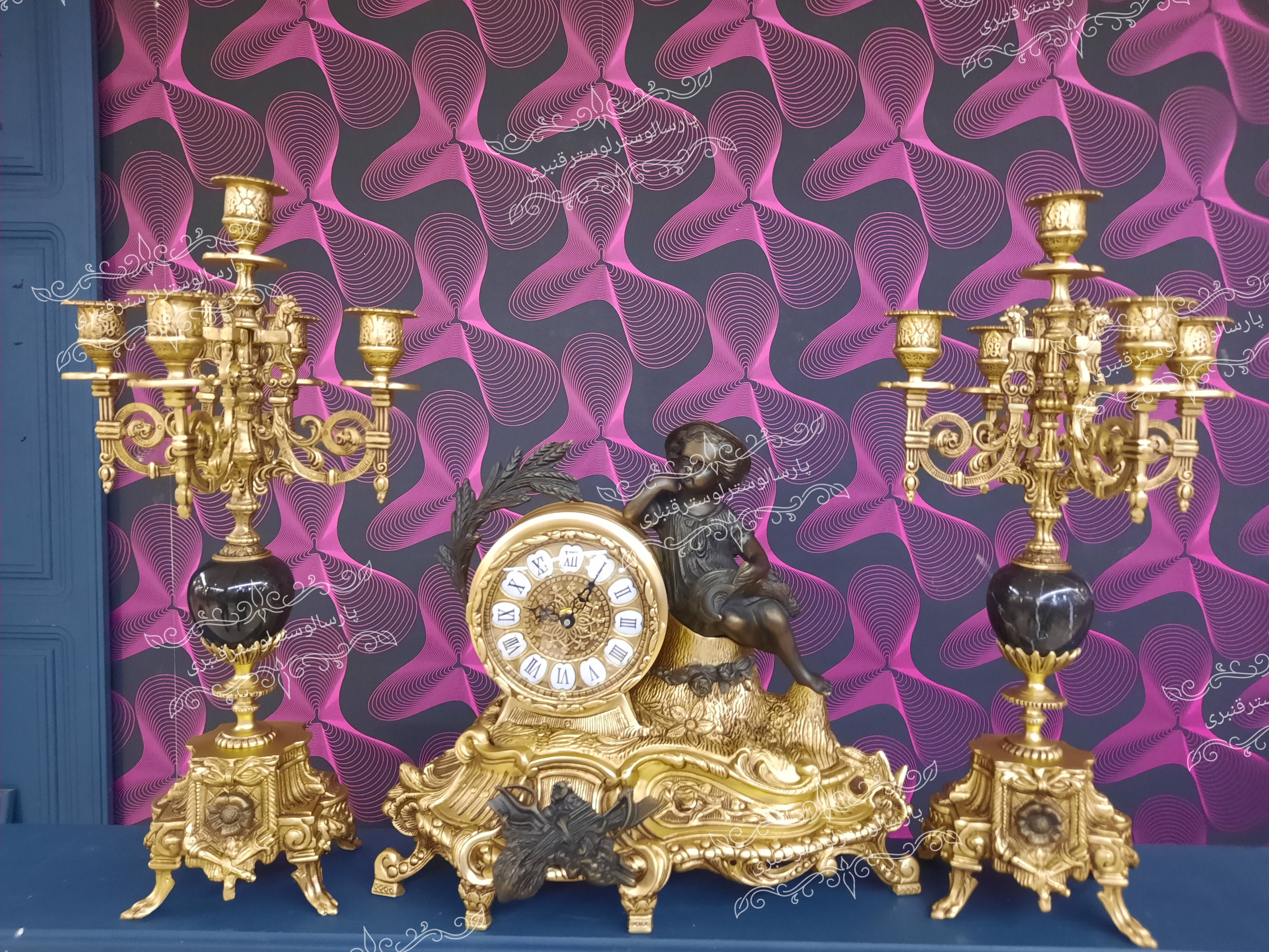 ساعت شمعدان#پسربچه کوچک#جدید#09121868896