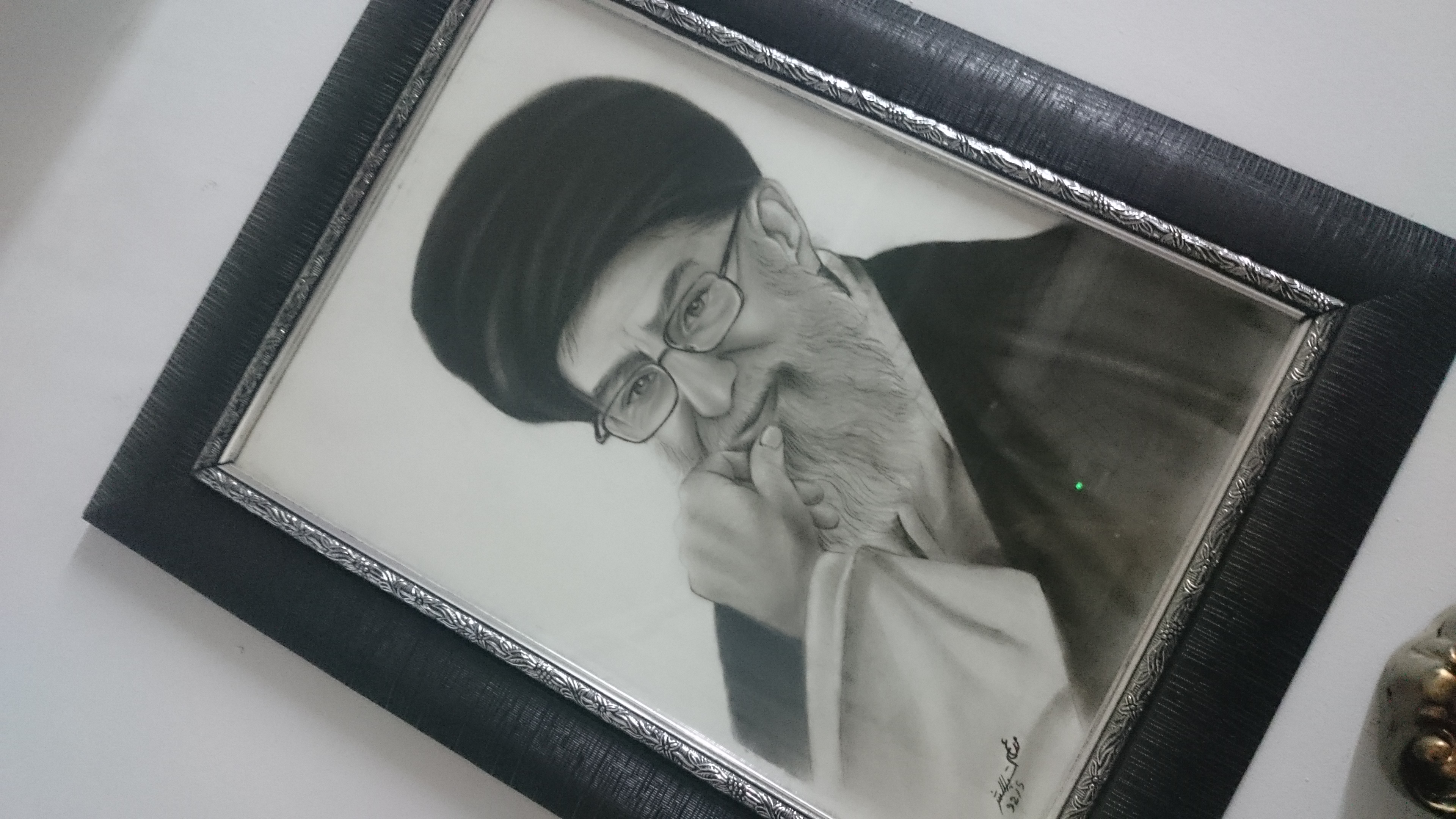 شمایل اقای خامنه ای