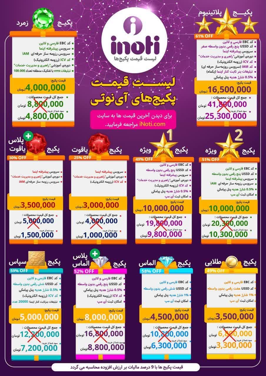 لیست قیمت