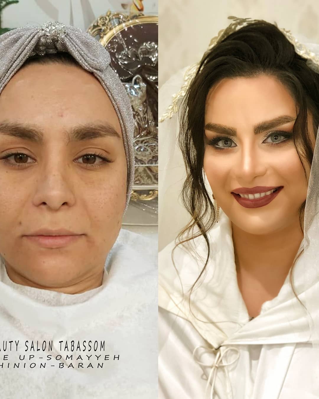 میکاپ شنیون زیبا