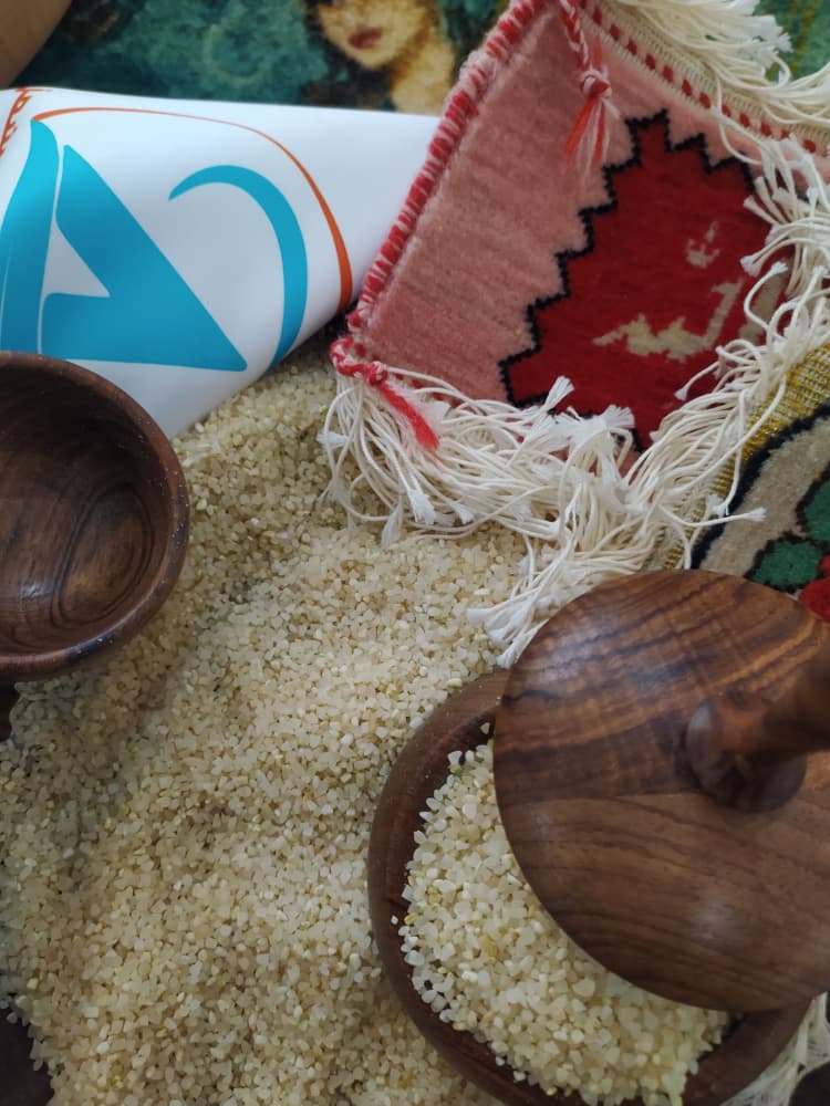 فروش برنج نیم دانه کامفیروز