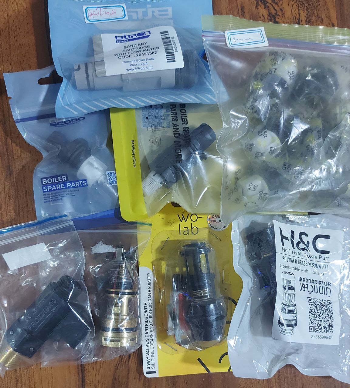 انواع فلومتر و شیر سه طرفه پکیج