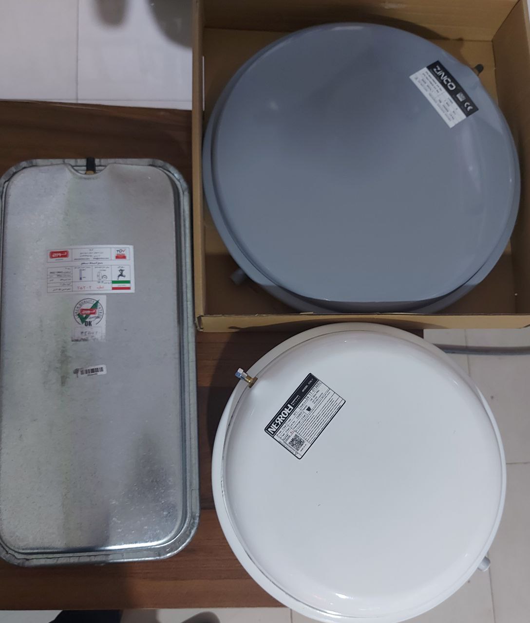 انواع منبع انبساط پکیج