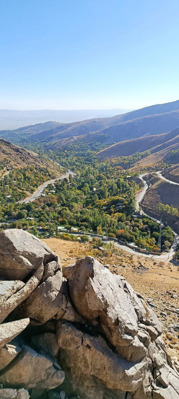 دره گنج نامه از بالای آتشگاه