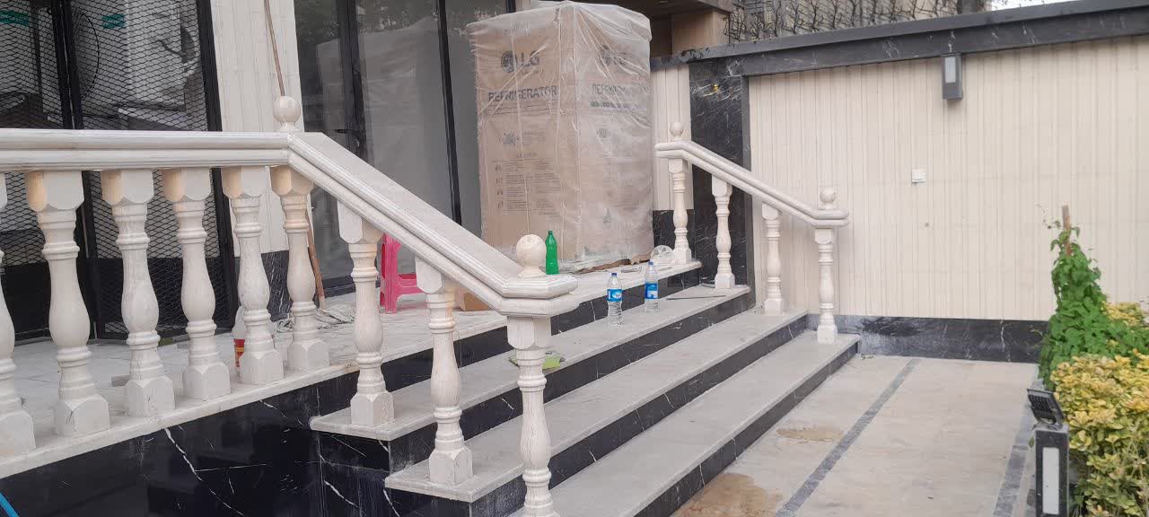 انواع نرده سنگی , زینت بخش باغ ,ویلا و منازل مسکونی