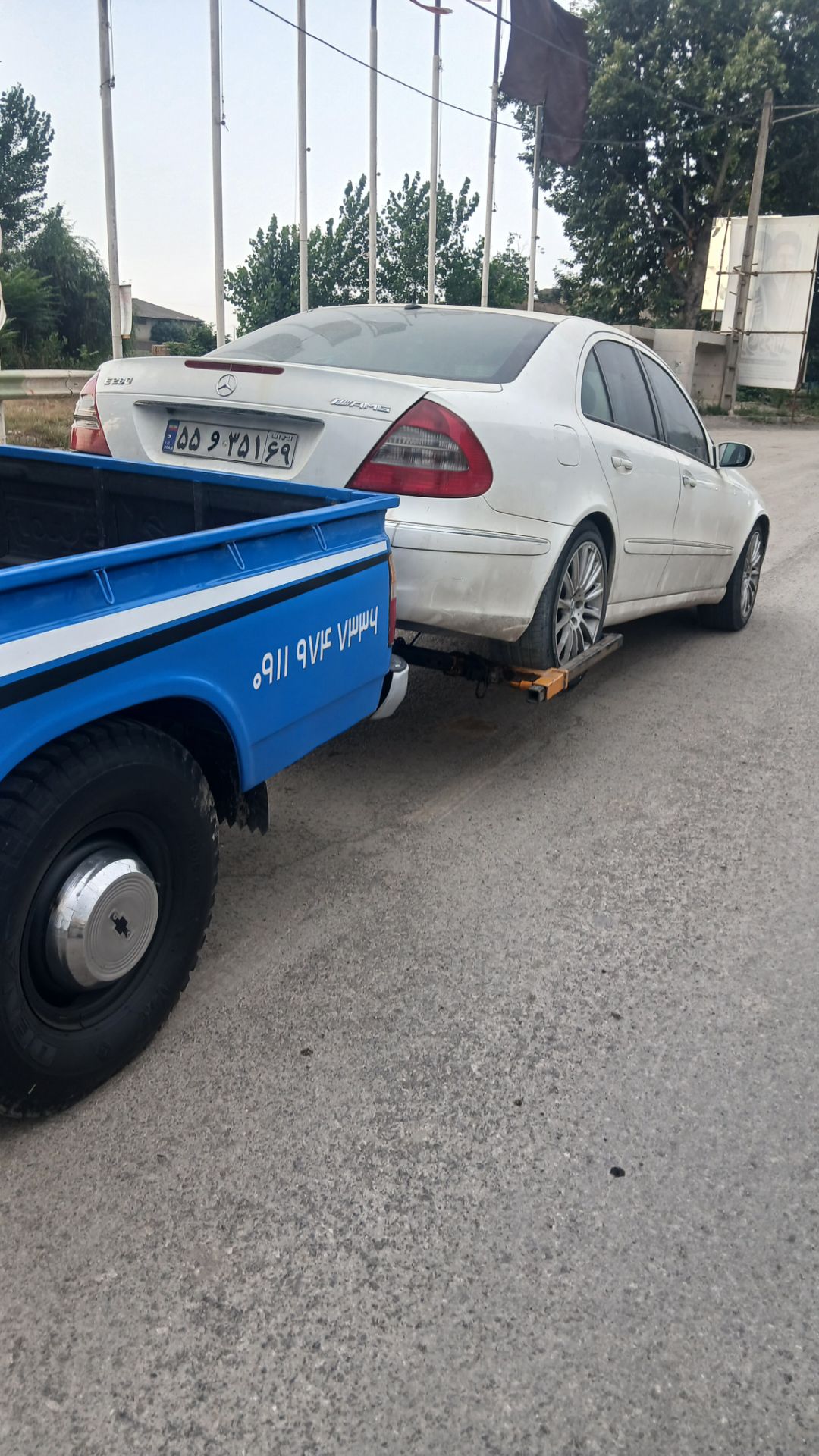 یدک کش در گنبد کاووس