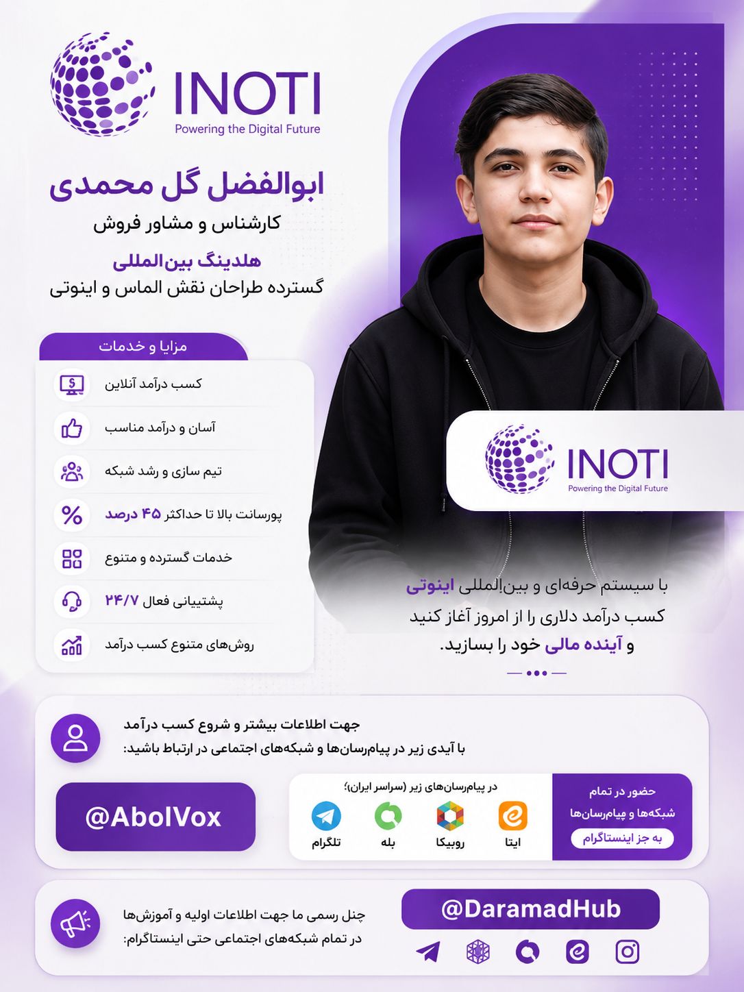 کسب درامد با اینوتی