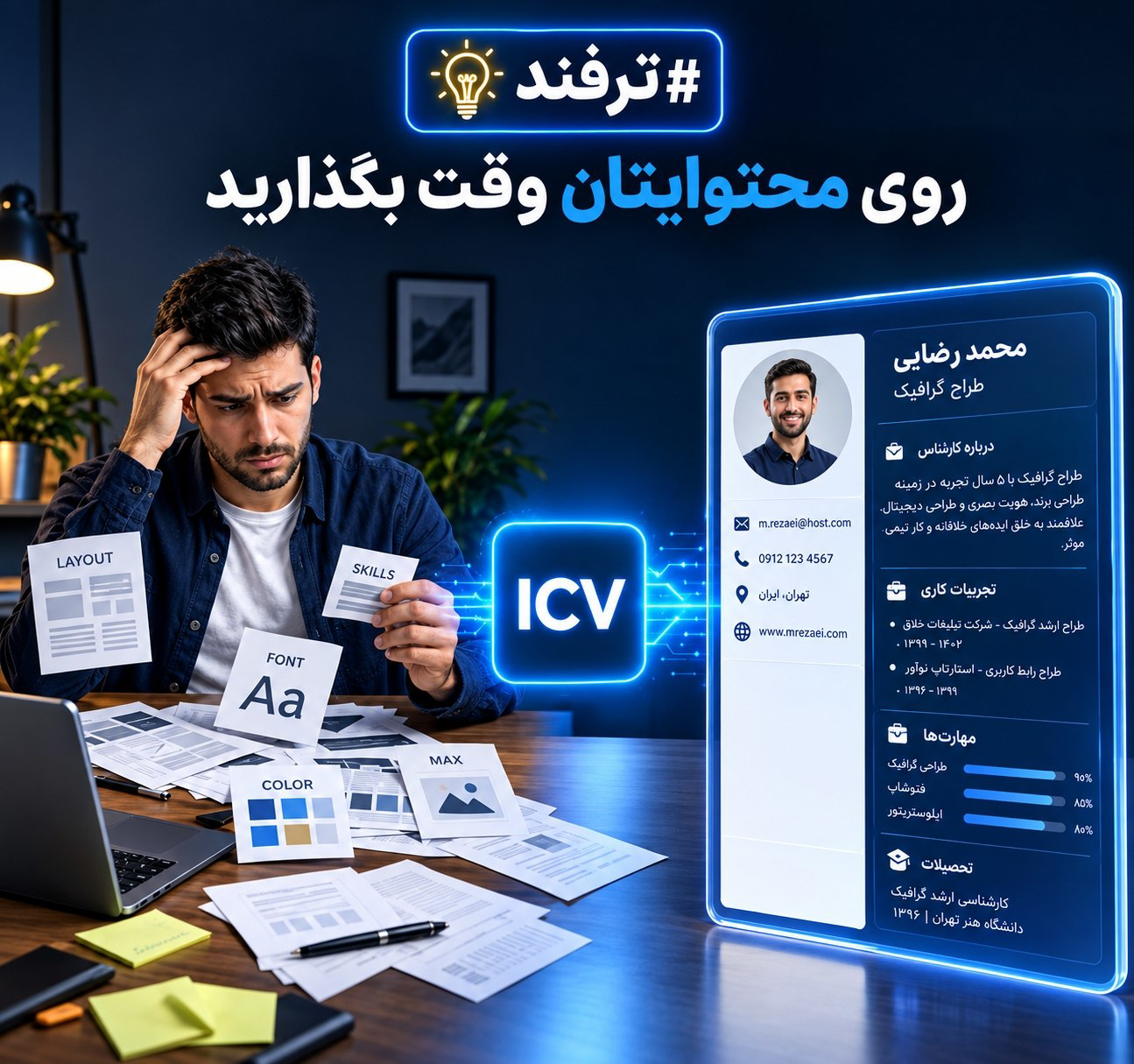 رزومه icv