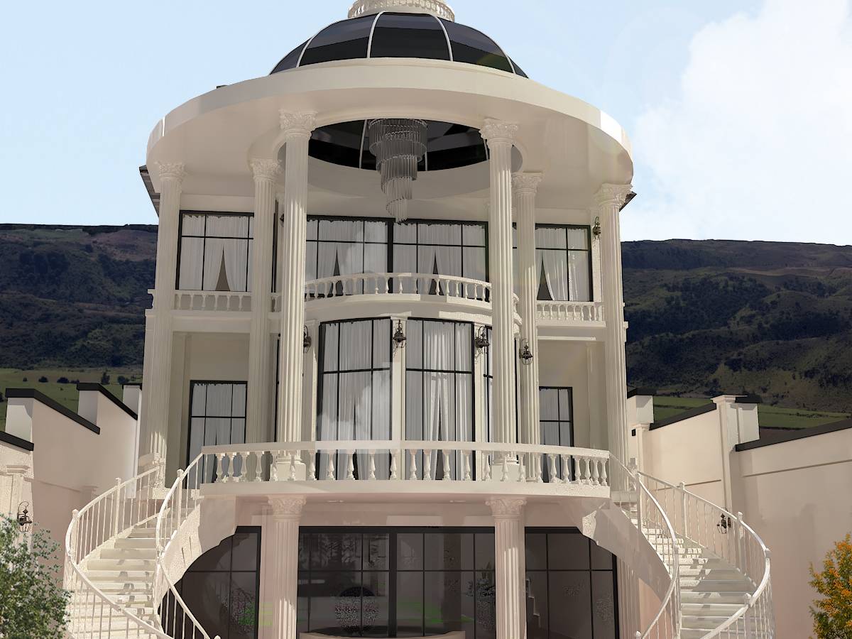 طراحی ویلا کلاسیک