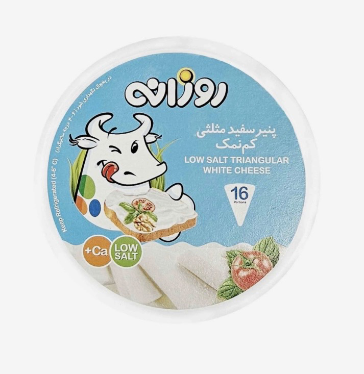 2. پنیر سفید مثلثى روزانه ء1 عددى