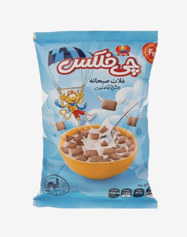 6. غلات صبحانه شکلاتى بالشتى جى فلکس چیتوز 95 گرمی