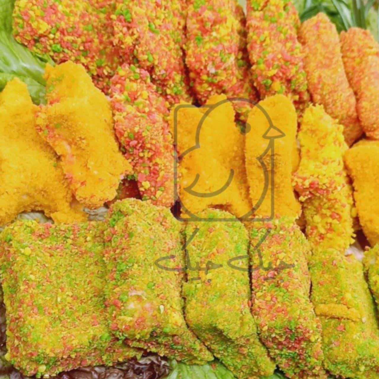 ناگت مرغ پنیری