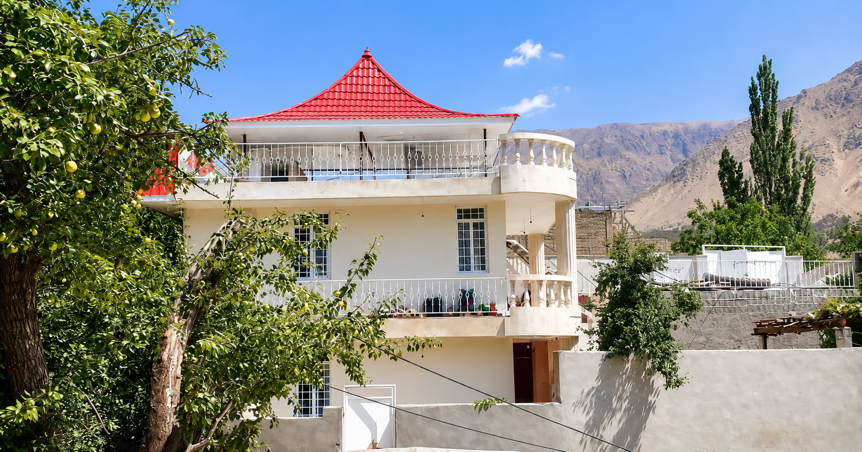 نمای خارجی ویلا