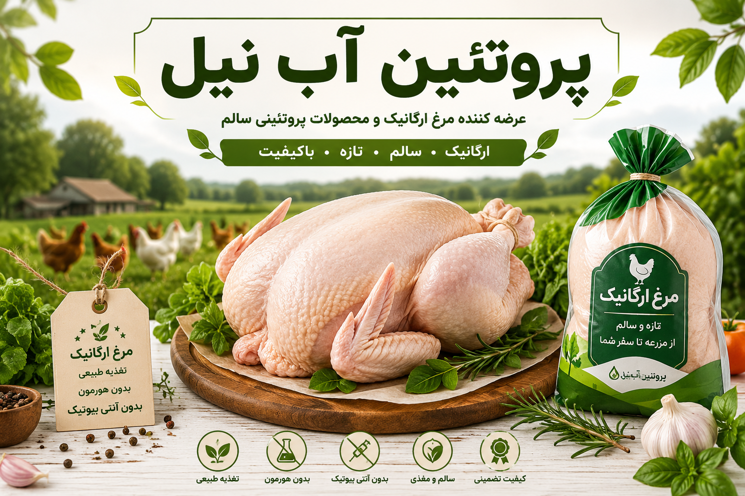 مرغ ارگانیک