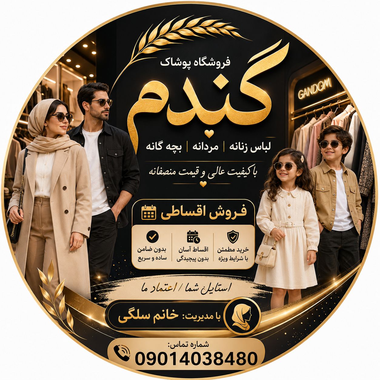 فروشگاه پوشاک گندم