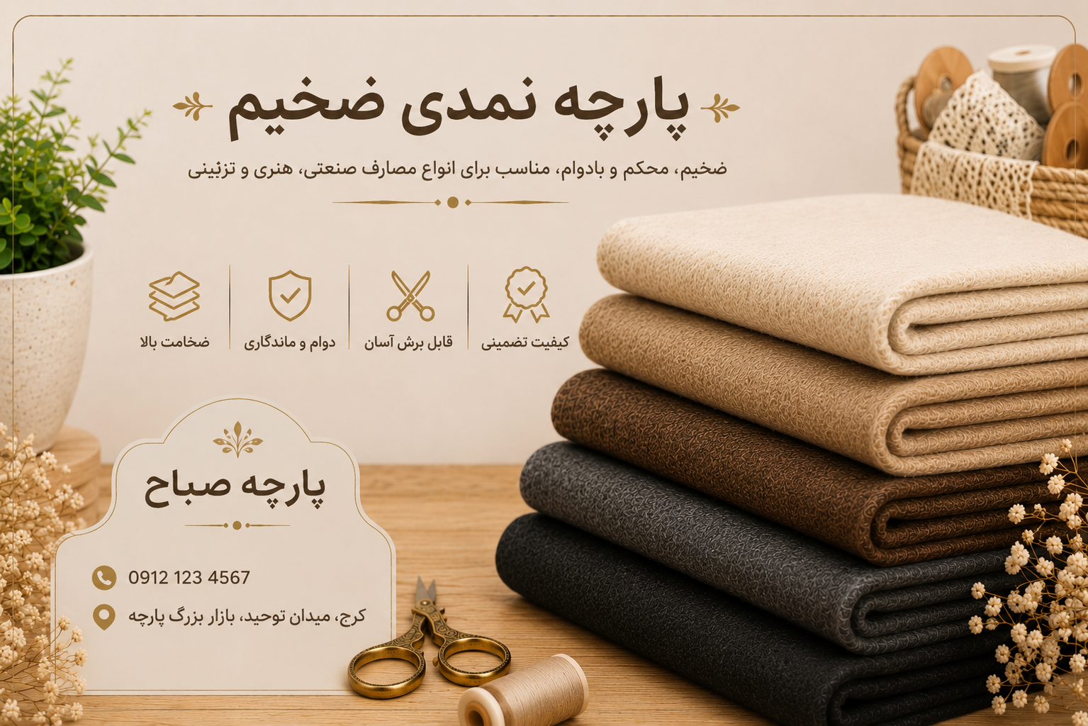 نمدی ضخیم