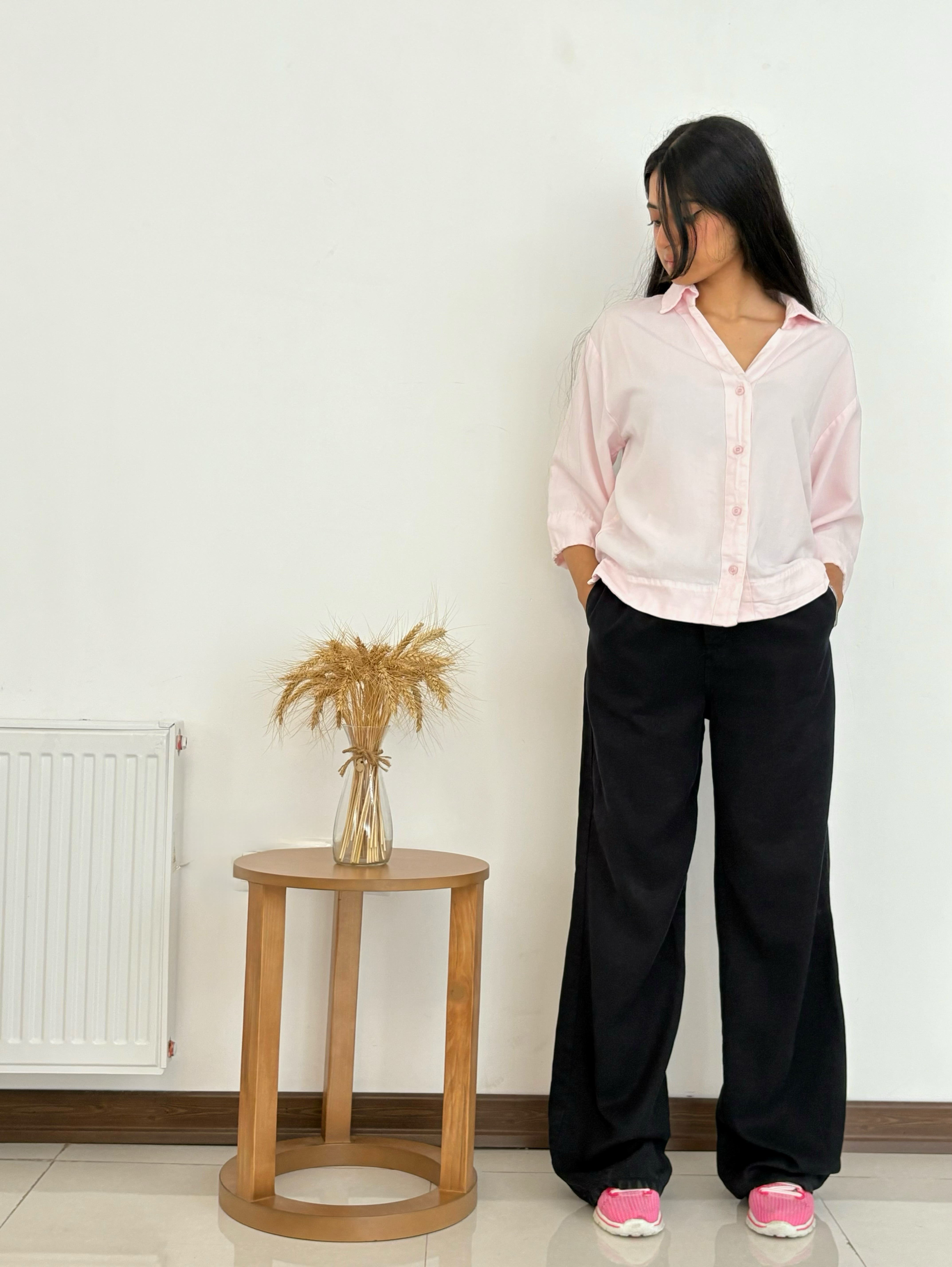شومیز سیلک یقه هفت