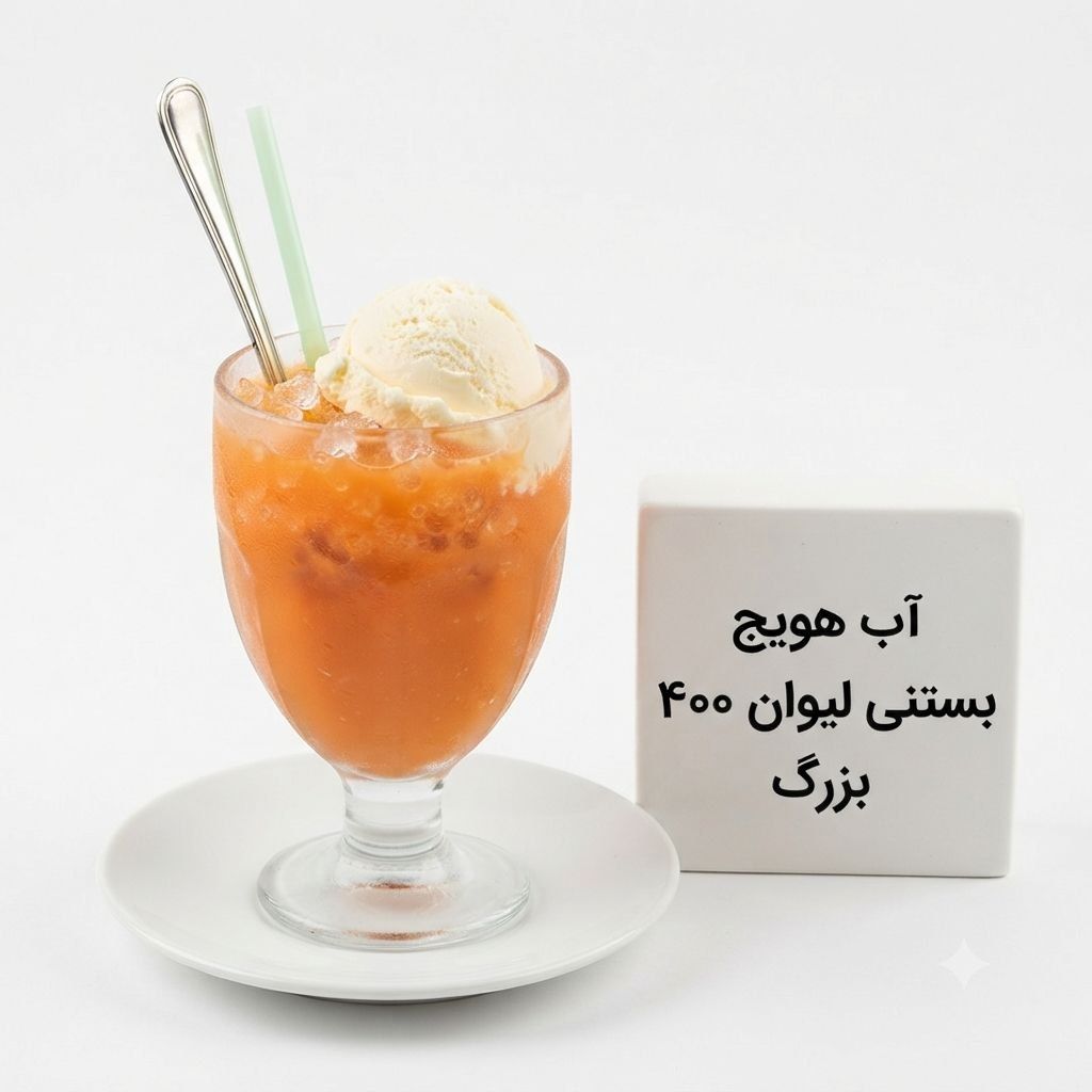 آب هویج بستنی لیوان بزرگ 