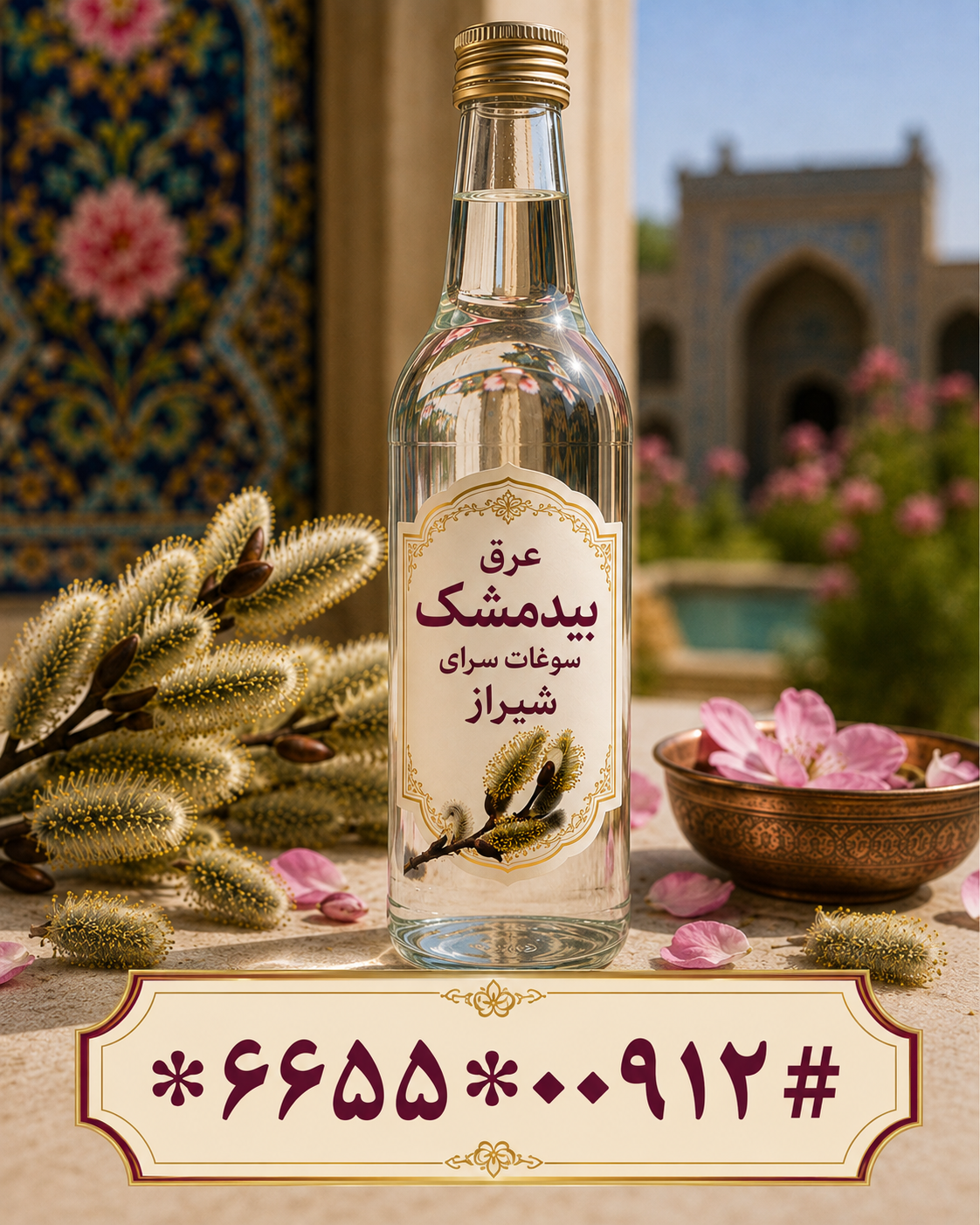 عرق بیدمشک