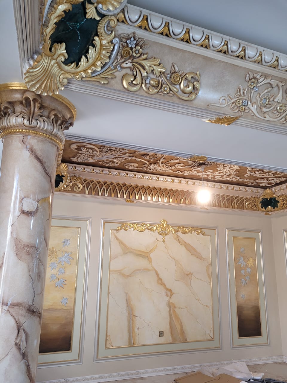 پتینه کاری با طرح سنگ 