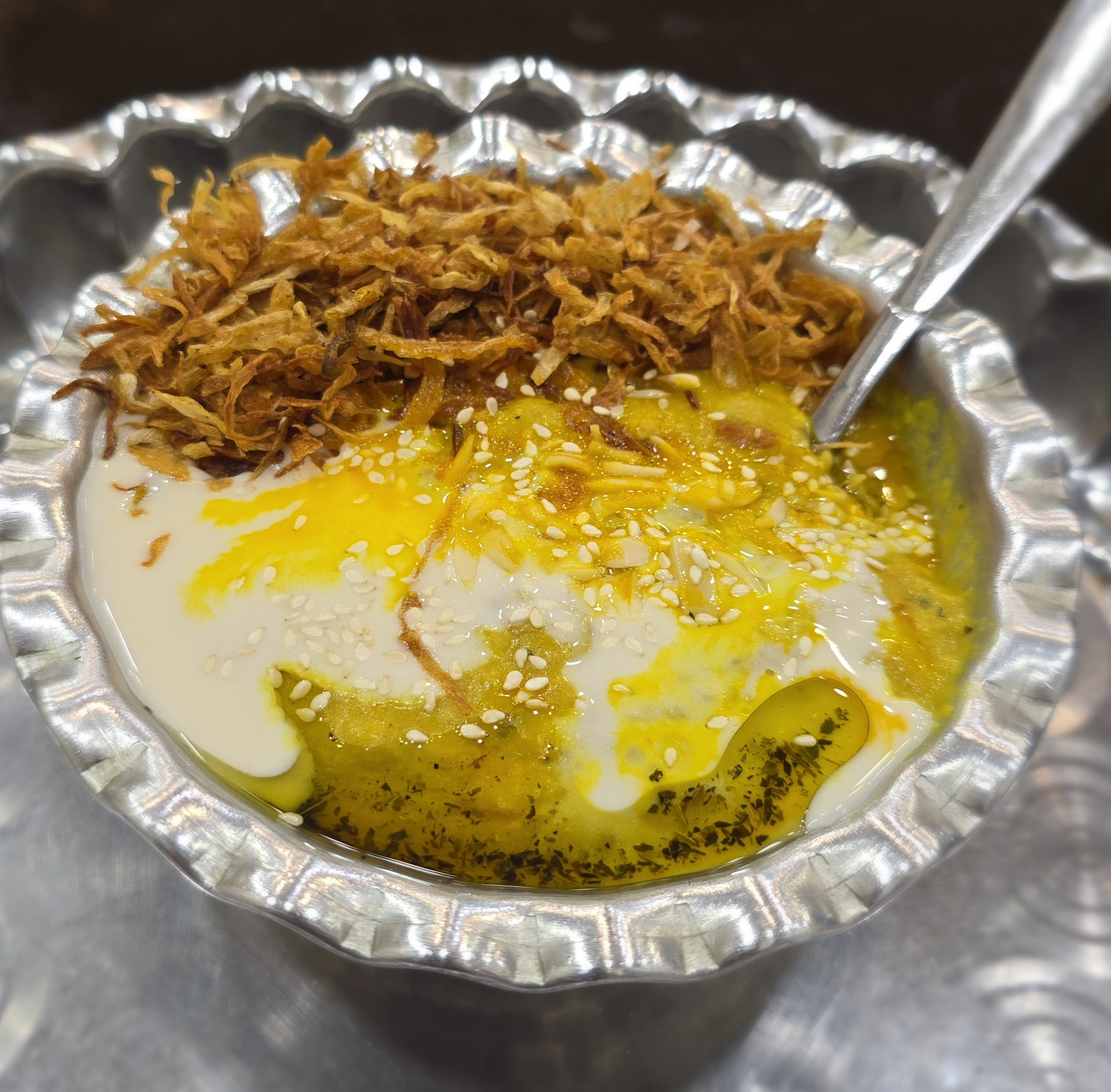 حلیم بادمجون مخصوص با گوشت گوسفندی