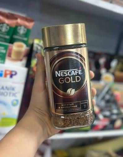 نسکافه GOLD وزن 200 گرم محصول کشور روسیه اصل و اورجینال 