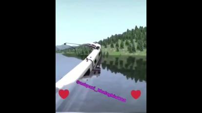 عبورقطاراز زیرآب