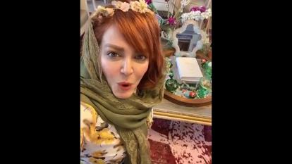 پیام تبریک بهاره رهنما برای نوروز این چرا انقد تغییر کره؟؟😑