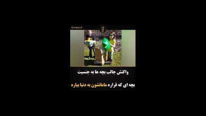 واکنش جالب بچه ها به جنسیت ❤💙