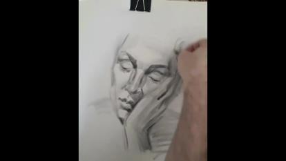 طراحی پرتره به روش اکسپرسیو