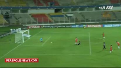 گل اول پرسپولیس به گوا توسط شهریار مغانلو