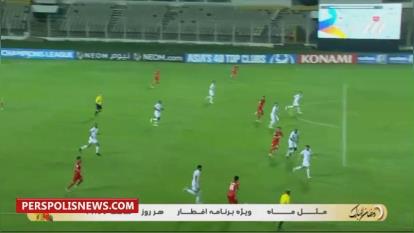 گل دوم پرسپولیس به الریان توسط شهریار مغانلو