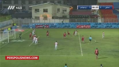 گل پرسپولیس به نساجی توسط سیامک نعمتی
