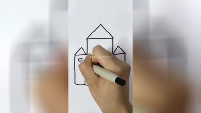 نقاشی قلعه