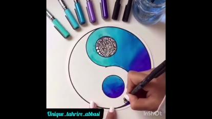 نقاشی با روان نویس