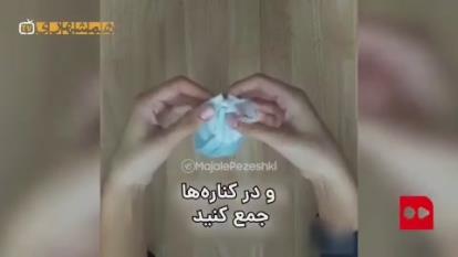 نحوه صحیح استفاده از 2 ماسک در یک دقیقه !😷