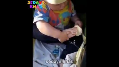 #بستنی خوردن