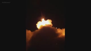 کلیپی از رهگیری و نابودی موفقیت آمیز یک موشک بالستیک میانبرد هواپرتاب در آلاسکا