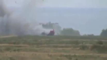 شلیک تانک به خودروی وَن پوکوندش😉