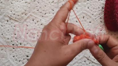 آموزش بافت اسکاج توت فرنگی