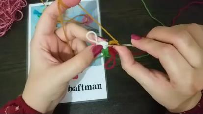 آموزش بافت اسکاج مارپیچی