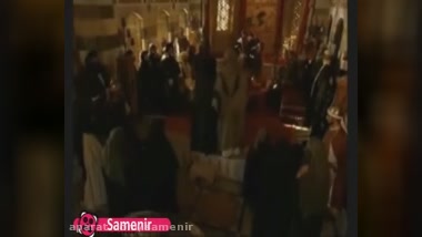 قسمتی از فیلم عربی حضور حضرت زینب و امام سجاد در کاخ یزید