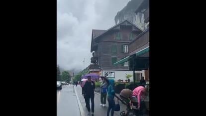 Waterfall in Switzerland