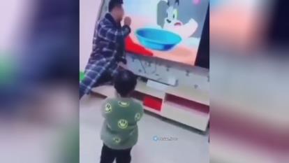 خلاقیت این پدر واقعا معرکه س 😊😍😍