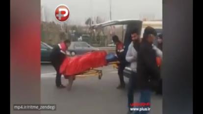 گفتگوی تلفنی با نماینده اورژانس درباره سقوط بیمار از آمبولانس